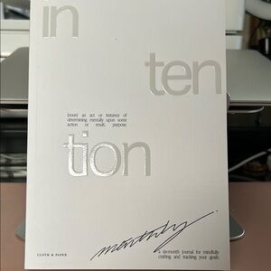 Cloth & Paper Intention Journal - White